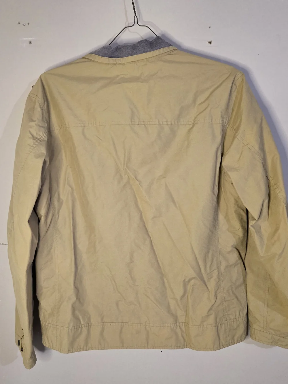 Timberland Men's Stone Beige Zip-Up Jacket